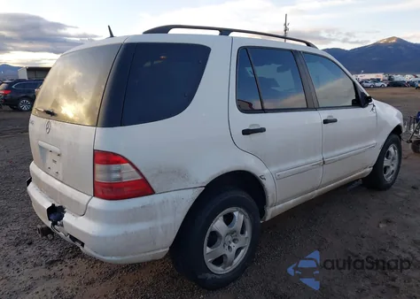2002 Mercedes-Benz Ml 320 из США, поврежденный, VIN 4JGAB54E12A319966